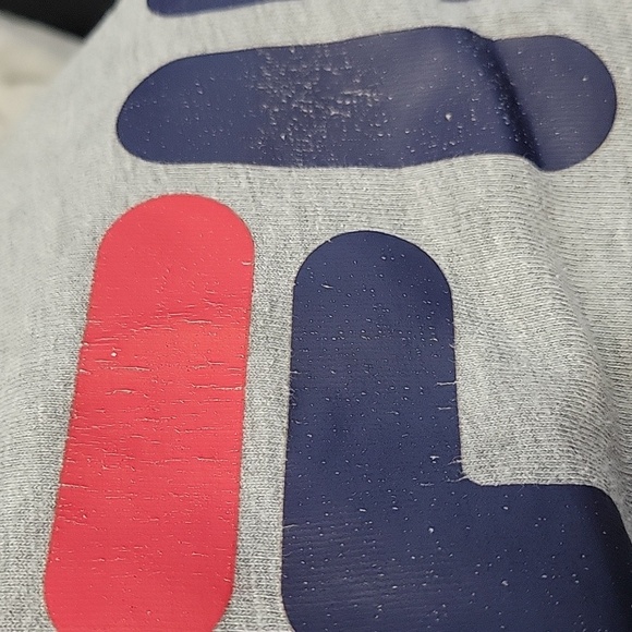 Fila Internationsl Heatheelr Gray Short Sleeve T-Shirt Small - Picture 5 of 10